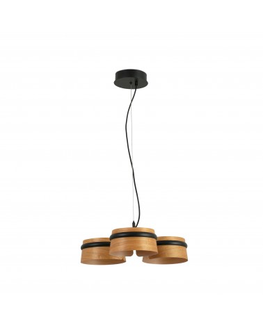 LOOP LED Black pendant lamp