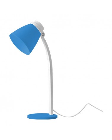 light blue desk lamp