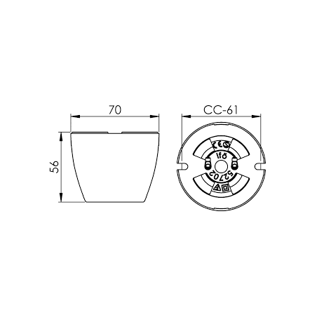 IE_52702-000-10 Ifo Electric Basic IP20 straight E27