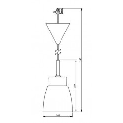 IE_7133-510-10 Ifo Electric Smycka Klara pendant clear glass