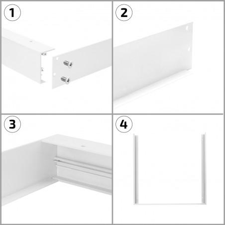 PL-SK.060.060.01 White Surface Kit for a 60x60cm LED Panel