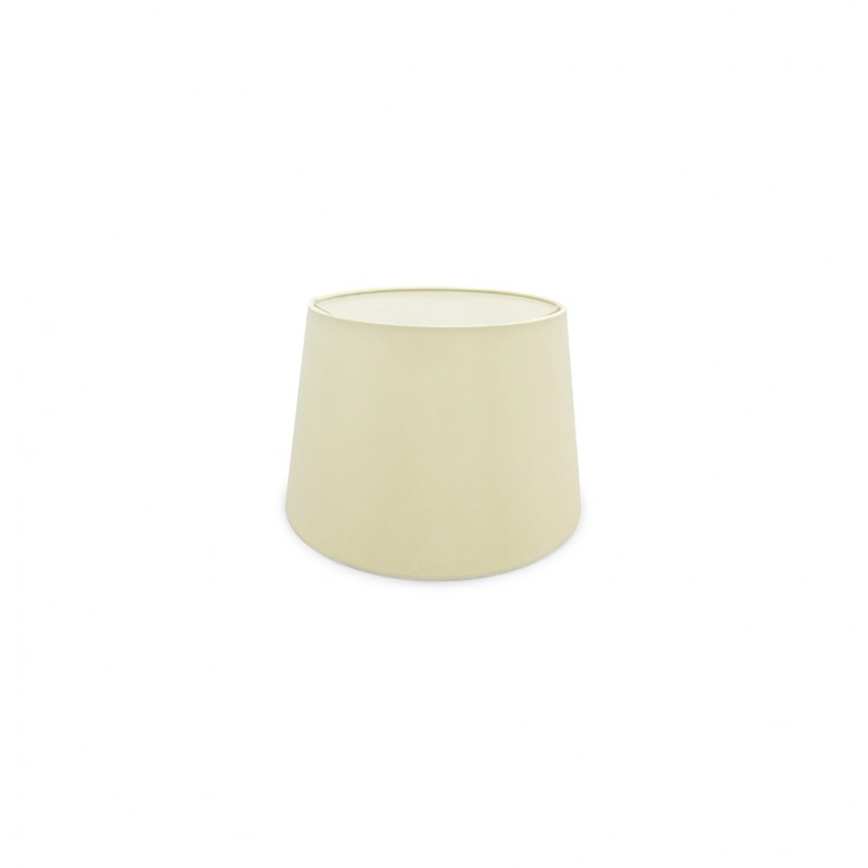 DY_D0297 30 cm Conical Fabric Lampshade Ivory Pearl/White Laminate