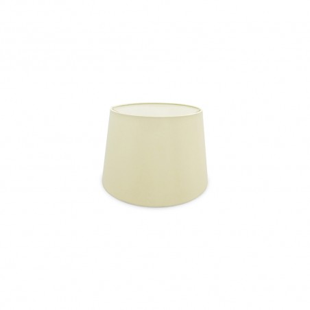 DY_D0297 30 cm Conical Fabric Lampshade Ivory Pearl/White Laminate