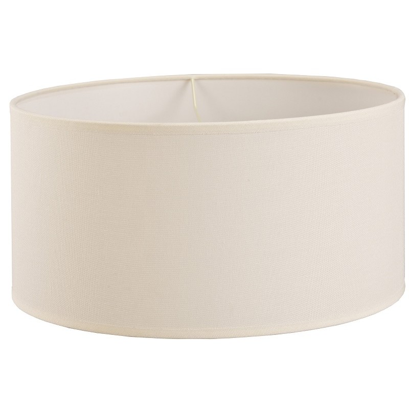 Buy 40 cm Round Fabric Lampshade Cream